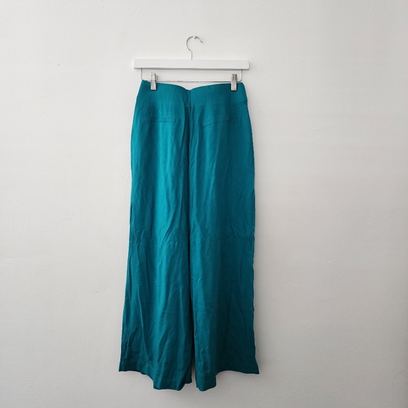 Shinestar | Green/Teal Gaucho Style Pants - Picture 2 of 6